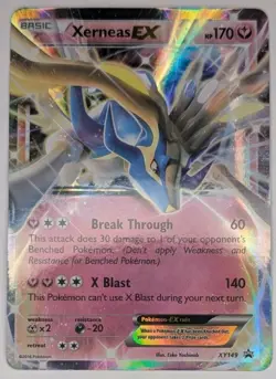 Xerneas EX XY149 Pokemon TCG XY Black Star Promo Ultra Rare NM - Image 1