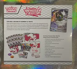 Pokemon Center Scarlet & Violet White FLare Elite Trainer Box ETB Dent ✅ In Hand - Image 2