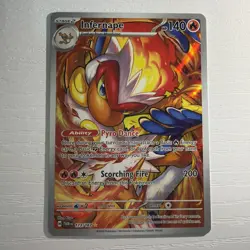 Infernape 173/167 IR Illustration Rare Pokemon 2024 Twilight Masquerade NM - Image 1