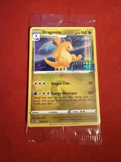 Pokemon TCG - Dragonite 131/195 Silver Tempest Stamped Promo Sealed - Image 1