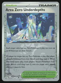 SV: Prismatic Evolutions Area Zero Underdepths #094/131 Reverse Holo Pokemon - Image 1