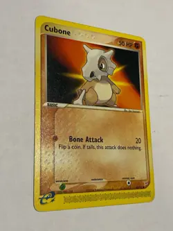 Pokemon TCG Cubone 40/95 Team Magma vs Team Aqua E-Reader - Light Play LP - Image 1