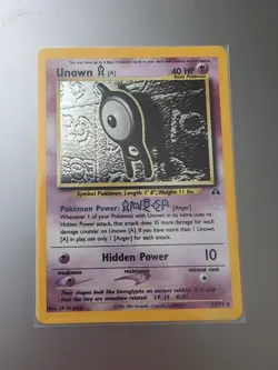 Pokemon Neo Discovery Unown a 14/75 Holo -LP - Image 1