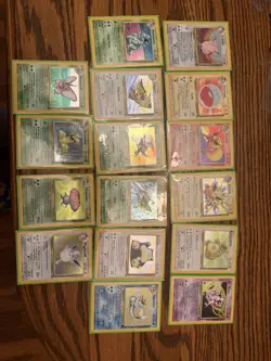 Pokemon Tcg Jungle Unlimited Master Set 100% Complete from 1999 - Image 1