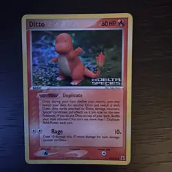 Pokemon TCG Ditto Charmander Reverse Holo Stamp Delta SPECIES61/113 - Image 1