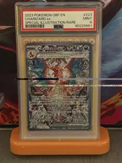 2023 Pokemon Charizard ex #223/197 SV Obsidian Flames OBF EN PSA MINT 9 - Image 1