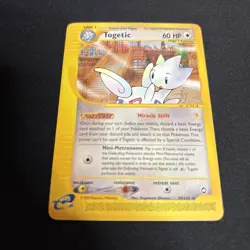 Pokemon Togetic Non Holo Rare 39/147 Pokemon Aquapolis Vintage E-Reader - Image 1