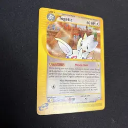 Pokemon Togetic Non Holo Rare 39/147 Pokemon Aquapolis Vintage E-Reader - Image 2
