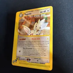 Pokemon Togetic Non Holo Rare 39/147 Pokemon Aquapolis Vintage E-Reader - Image 3