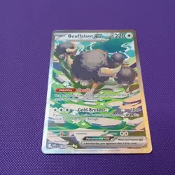 Pokemon TCG Bouffalant EX 170/086 Special Illustration Rare - White Flare NM - Image 1
