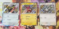 Pokemon Paldean Fates Baby Shiny Lot - Varoom, Pawmi, & Wingull - Image 1