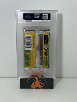 Pokemon Base Set Unlimited Venusaur Art Authentic Sealed Booster Pack PSA 9 - Image 2