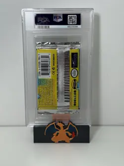 Pokemon Base Set Unlimited Blastoise Art Authentic Sealed Booster Pack PSA 9 - Image 2