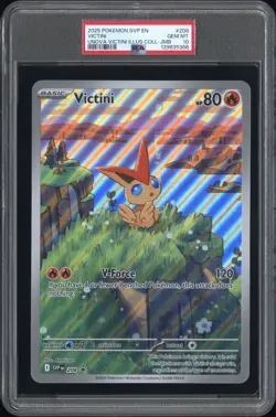 Pokemon 208 Victini PSA 10 Jumbo Promo Black Star Unova Low POP - Image 1