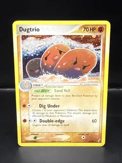 Pokemon TCG - Dugtrio 5/100 EX Crystal Guardians Vintage Holo - Image 2
