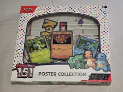 Pokemon Scarlet And Violet 151 Poster Collection Box 2023 Factory Sealed New TCG 820650853166 - Image 1