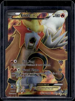 Pokemon 2012 Dark Explorers Pokemon Entei EX - Image 1