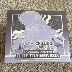 Pokemon TCG Sword Shield Chilling Reign Pokemon Center ETB Sealed - Image 1