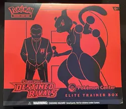 Factory Sealed Destined Rivals Pokemon Center Exclusive Elite Trainer Box ETB - Image 1