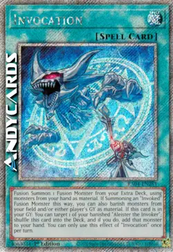 INVOCATION (Invokazione) • Segreta Platino • RA04 EN281 • 1Ed • Yugioh ANDYCARDS - Image 1