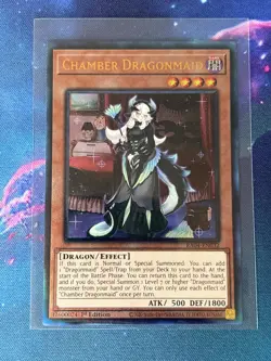 Chamber Dragonmaid (NM) - Ultimate Rare - New Yugioh Set - RA04-EN032 - Image 1