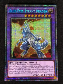 Yugioh Blue-Eyes Tyrant Dragon MP25-EN042 1st Starlight (NM) - Image 1