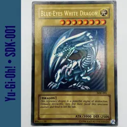 Yu-Gi-Oh! TCG Blue-Eyes White Dragon, Kaiba Set, SDK-001 Unlimited Ultra Rare - Image 1