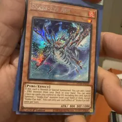 Yugioh Snake-Eye Ash MP24-EN110 Prismatic Secret Rare 1st Edition - Image 3
