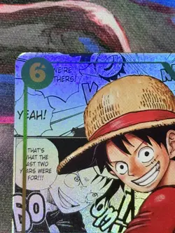 *PROXY* One Piece OP13-118 Monkey.D.Luffy Character SEC Manga Alt Art Near Mint - Image 3