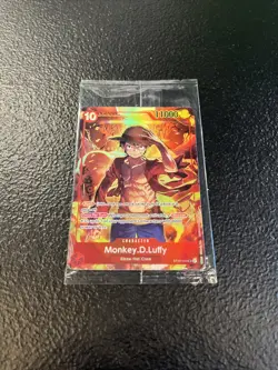 SEALED Monkey D. Luffy ST10-006 One Piece Promo Treasure Boosters Set - Image 1