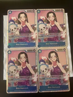 Boa Hancock Playset (4 copies) OP01-078 - One Piece TCG Eng - SR Super Rare Foil - Image 1