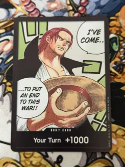 One Piece Card Game Paramount War DON Alt Art Shanks OP02 English - Image 1