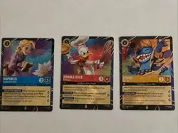 Disney Lorcana Magical Places Stitch Rapunzel Donald Duck EPCOT Promo Cards Set - Image 1