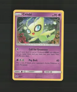 Celebi SM224 Sun & Moon Black Star Promo Holo Pokemon Card NM - Image 1