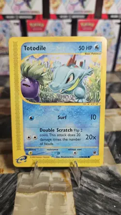 Pokemon TCG Totodile Expedition Card 134/165 LP Condition - Image 1