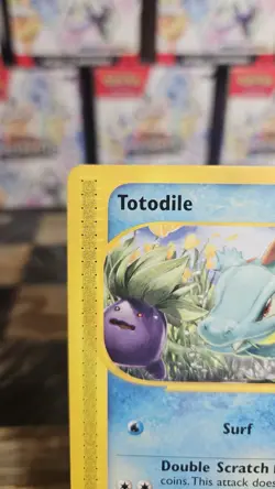 Pokemon TCG Totodile Expedition Card 134/165 LP Condition - Image 2