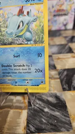 Pokemon TCG Totodile Expedition Card 134/165 LP Condition - Image 5