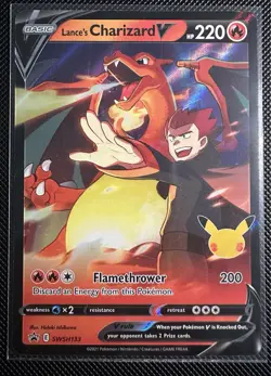 Lance's Charizard v SWSH133, Dark Sylveon V (2 Cards) - Image 1