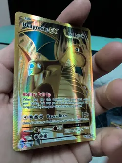 Pokemon TCG Dragonite EX Full Art Ultra Rare Holo Card Evolutions 106/108 XY - Image 2