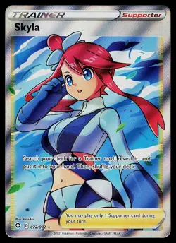 Pokemon Card - Skyla Shining Fates 072/072 Ultra Rare - Image 1