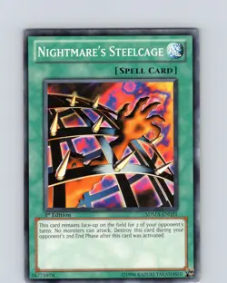 Yu-Gi-Oh TCG Nightmare's Steelcage SDMA-EN021 1st Edition Common Card NM - Image 1