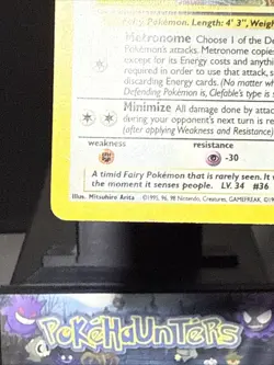 Pokemon Card Clefable 5/130 Base Set 2 Holo Rare WOTC Played - Image 5