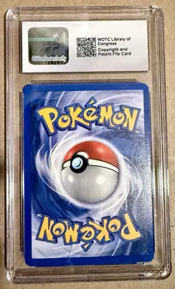 Pokemon TCG 1st Edition Brock’s Golem 20 Gym Heroes WOTC LOC Patent Card CGC 9 - Image 2