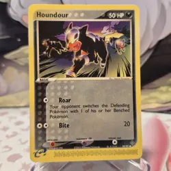 Houndour 59/97 - LP EX Dragon - Pokemon 2003 Common TCG Card - Image 1