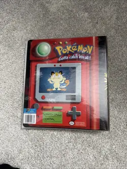 Vintage 1999 Pokemon Pikachu Meowth Trading Card 3 Ring Binder Plymouth 4077 - Image 3