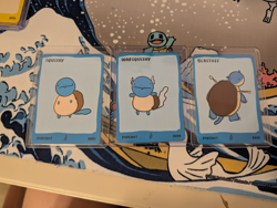 Pokemon Pokenots 151 Parody Card 009 Blastoff 008 Warsquishy 007 Squishy, NM - Image 1