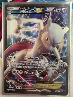 Pokemon Mewtwo EX XY125 Holo Card English 2016 - Image 1