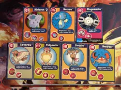 Pokemon 1998 Burger King Poketrivia Card Lot 20 Loose Cards Mixed Condition - Image 4