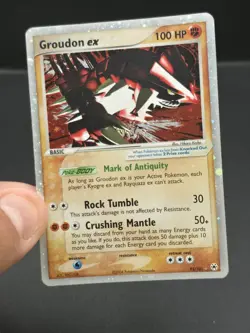 Pokemon Groudon EX Holo Card Hidden Legends Series 93/101 - Image 2