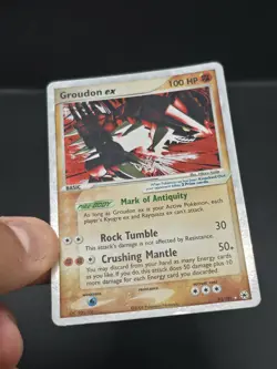 Pokemon Groudon EX Holo Card Hidden Legends Series 93/101 - Image 3